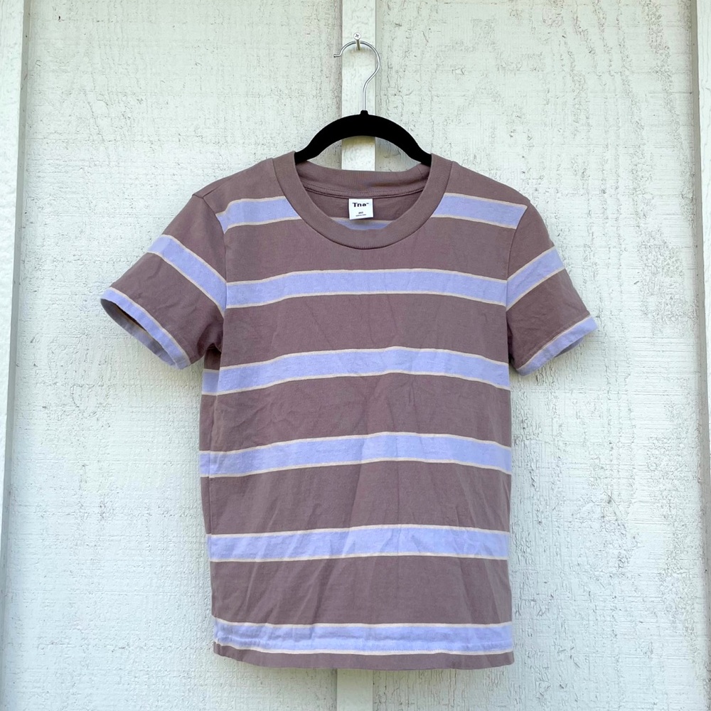 TNA striped tee